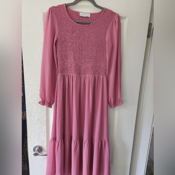 Pink summer dress- Mad about style - Picture 2 of 4